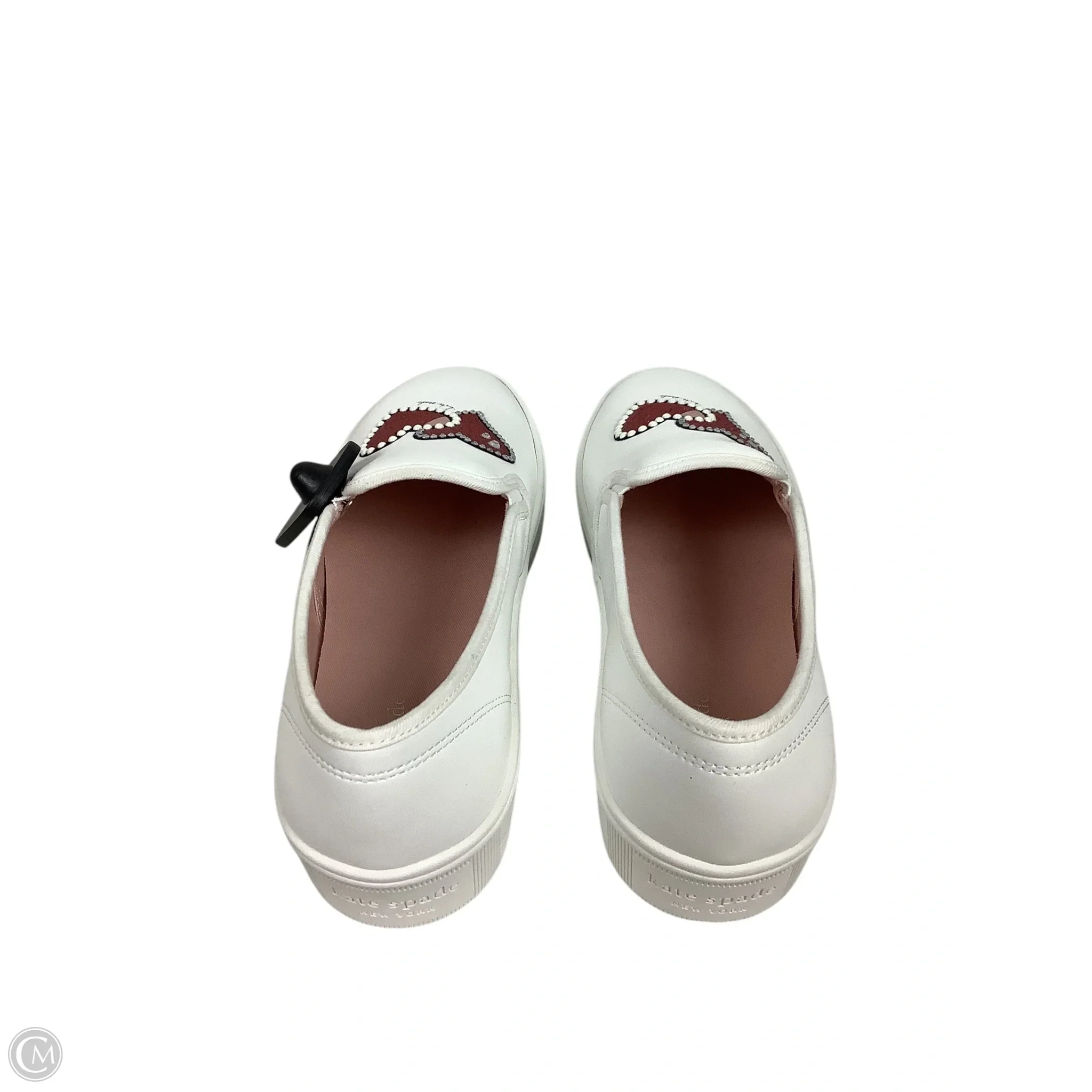 Shoes Designer By Kate Spade In Red & White, Size: 8 - Image 3